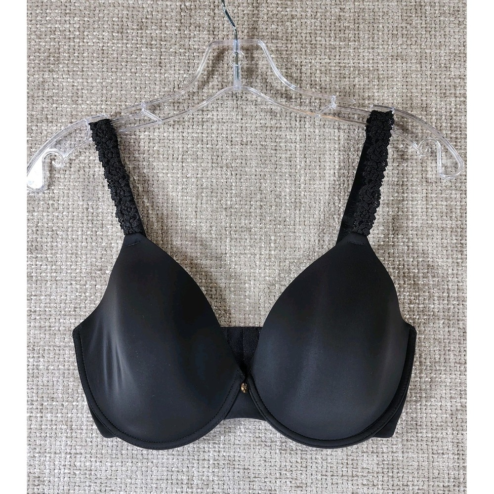 Natori Rose Dream Custom Coverage Underwire Bra 731080 Womens 32DDD Charcoal